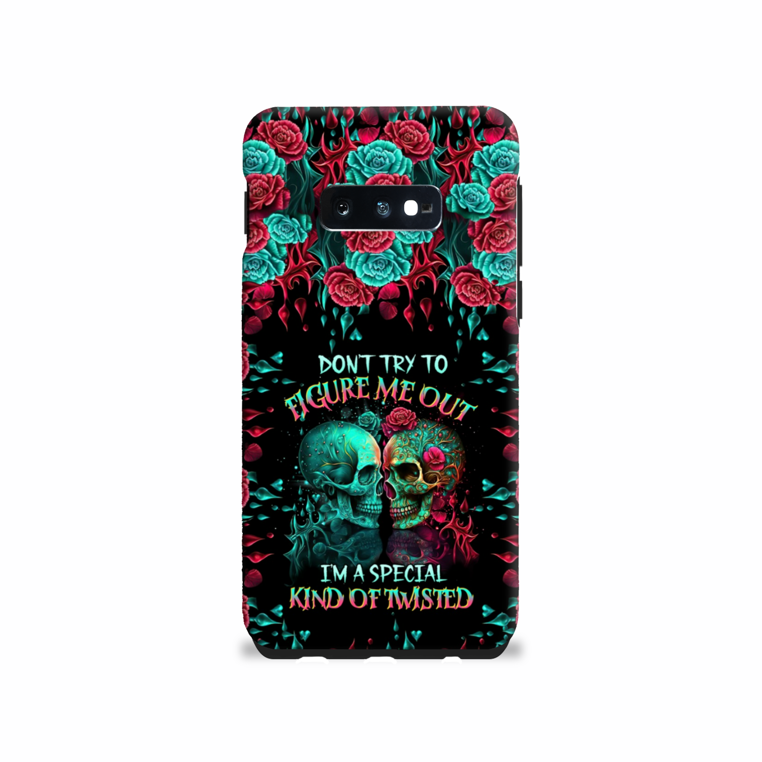 DON’T TRY TO FIGURE ME OUT SKULL PHONE CASE – TLTR0504237