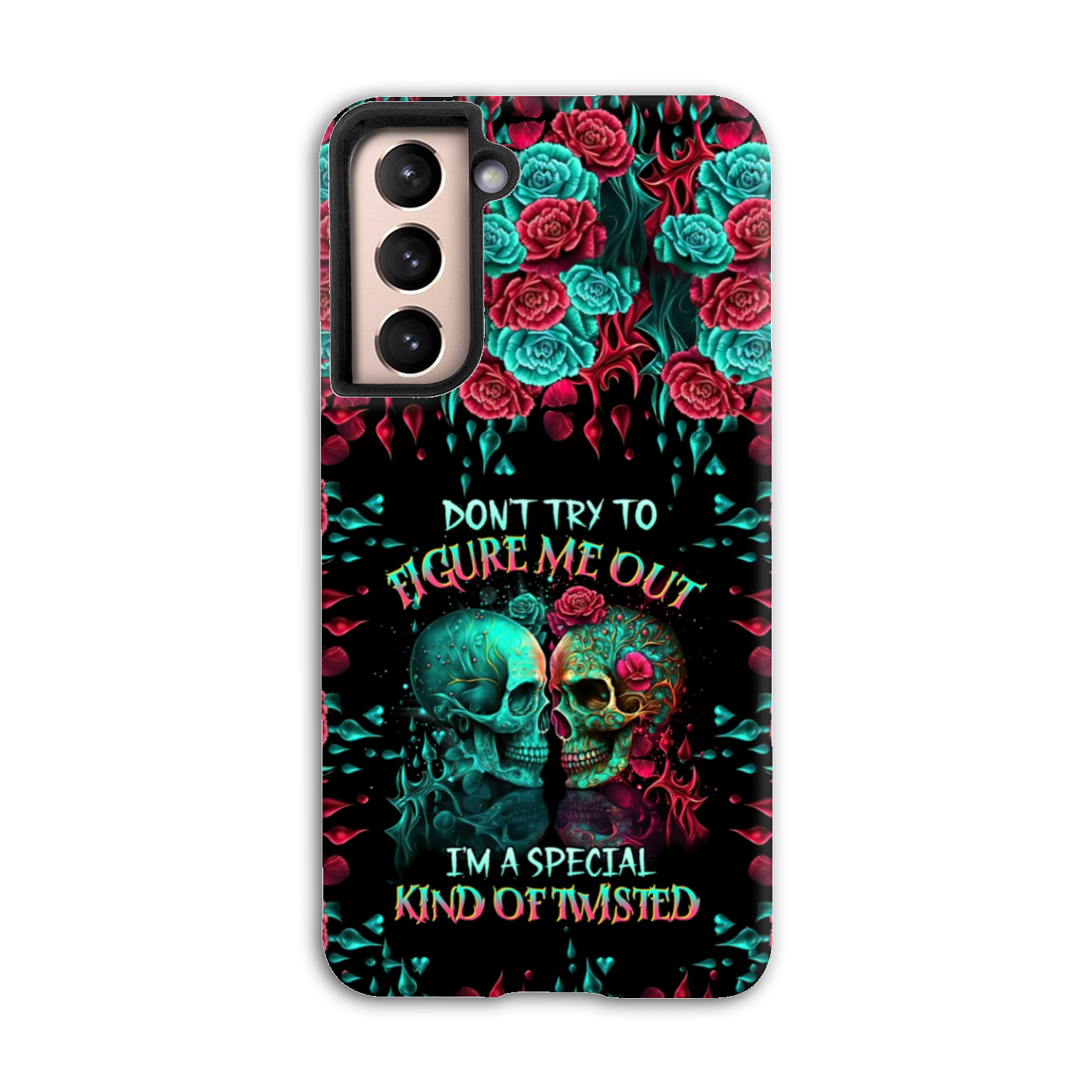 DON’T TRY TO FIGURE ME OUT SKULL PHONE CASE – TLTR0504237