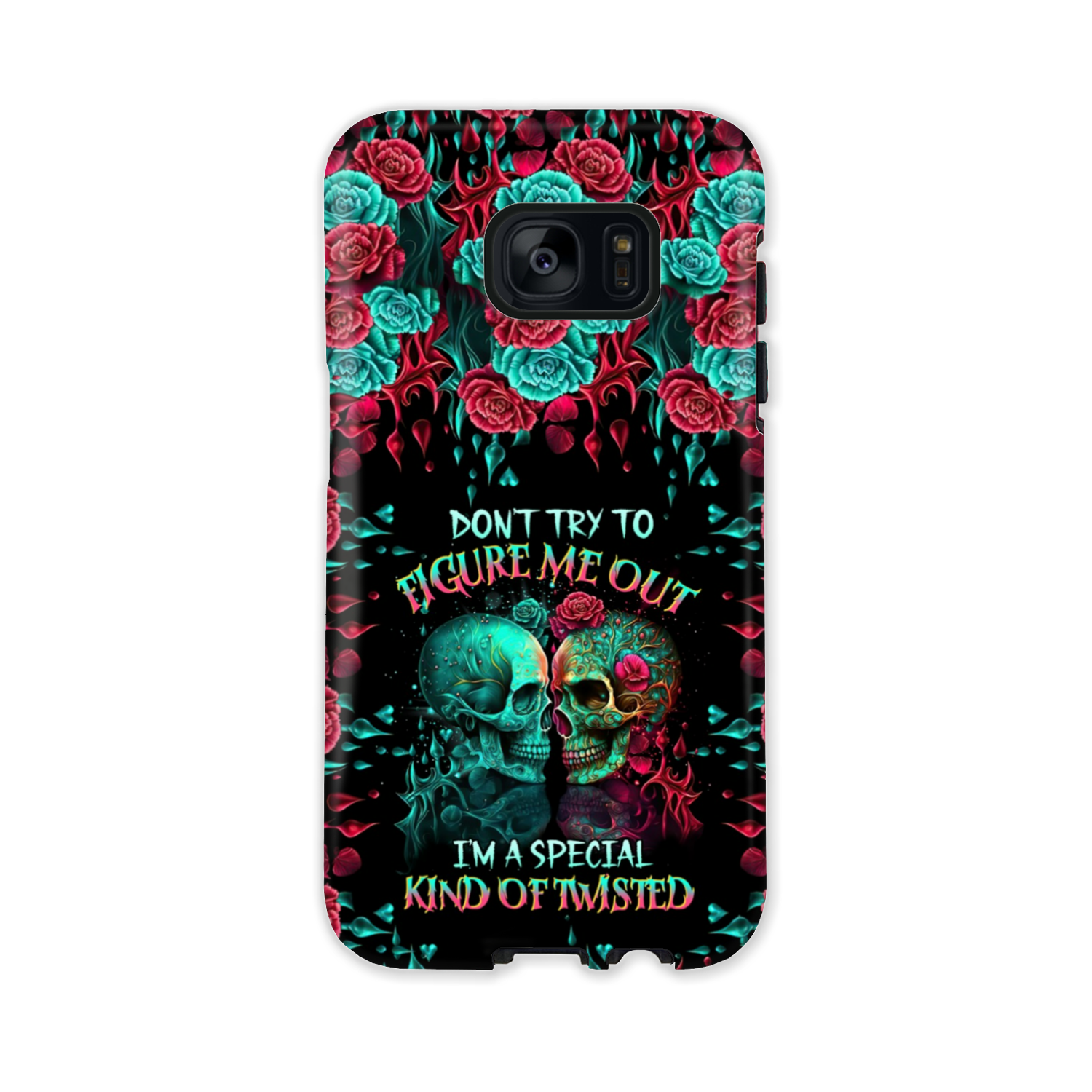 DON’T TRY TO FIGURE ME OUT SKULL PHONE CASE – TLTR0504237