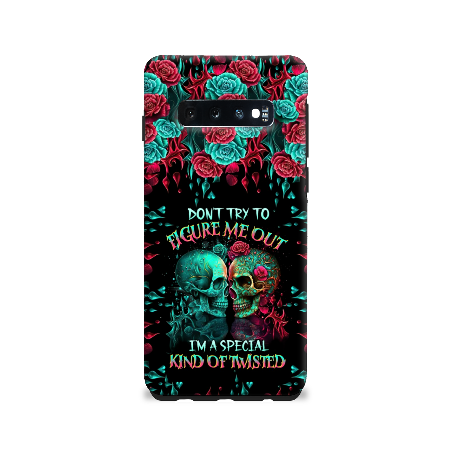 DON’T TRY TO FIGURE ME OUT SKULL PHONE CASE – TLTR0504237
