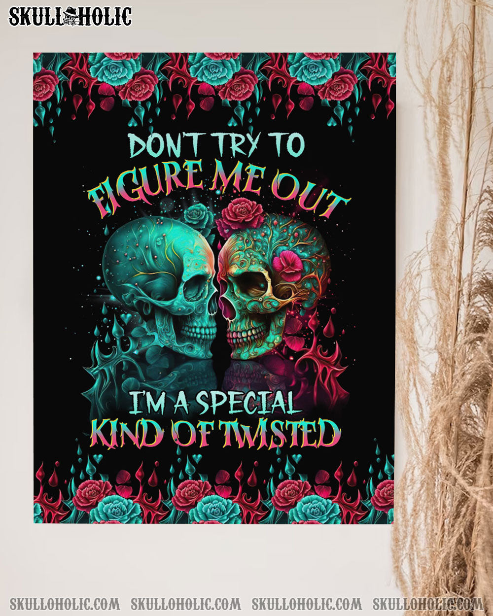 DON’T TRY TO FIGURE ME OUT SKULL POSTER – TLTR0804233