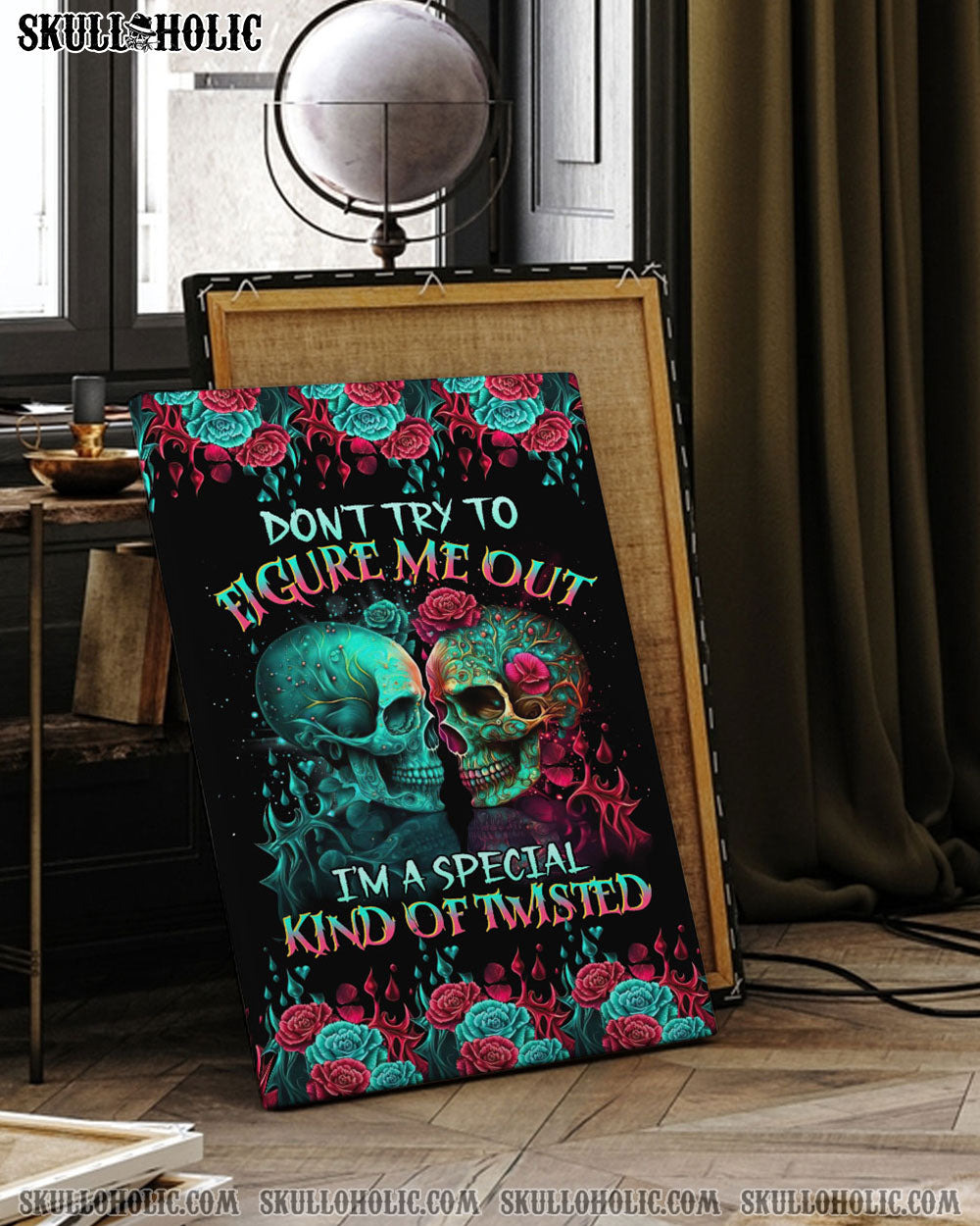 DON’T TRY TO FIGURE ME OUT SKULL POSTER – TLTR0804233