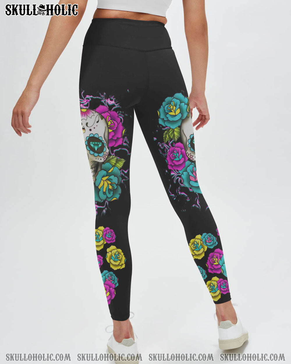 DON’T TRY TO FIGURE ME OUT SUGAR SKULL ROSE ALL OVER PRINT – TLTR1612221