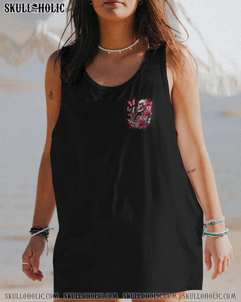 DRINK UP BITCHES SKELETON ROSE ALL OVER PRINT – TLNO2506241