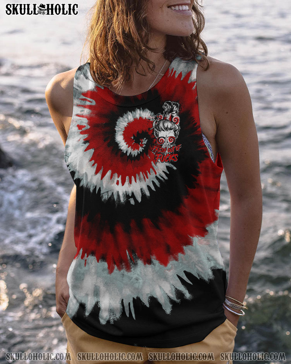 FRESH OUT OF F BLACK RED TIE DYE ALL OVER PRINT – TLTM1701232