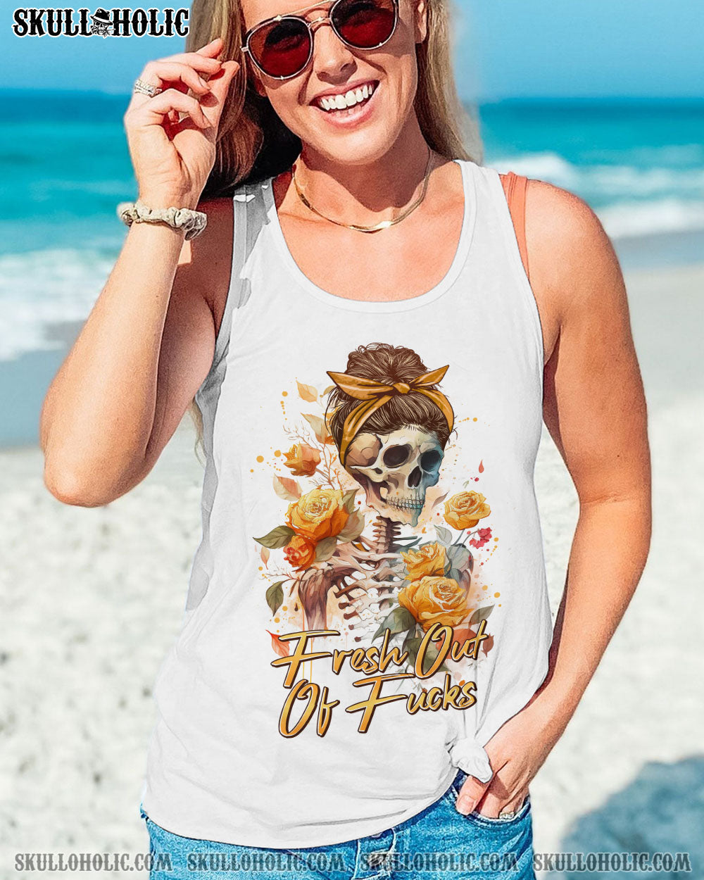 FRESH OUT OF F SKELETON ROSE ALL OVER PRINT – TLNO0903231