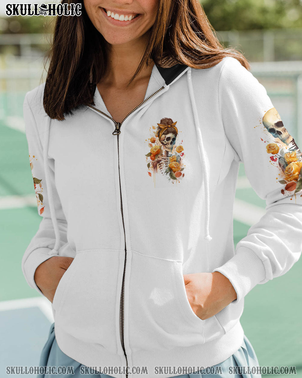 FRESH OUT OF F SKELETON ROSE ALL OVER PRINT – TLNO0903231