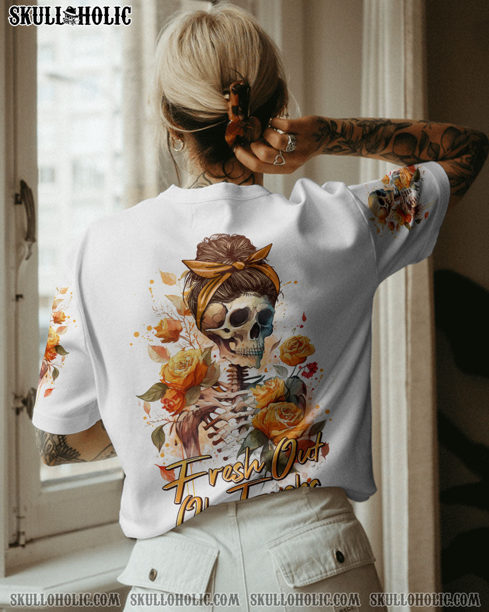 FRESH OUT OF F SKELETON ROSE ALL OVER PRINT – TLNO0903231