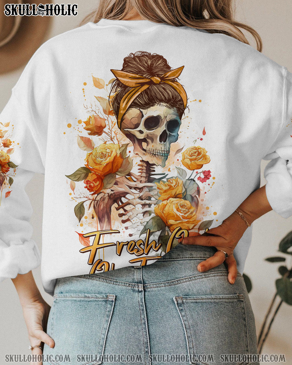 FRESH OUT OF F SKELETON ROSE ALL OVER PRINT – TLNO0903231