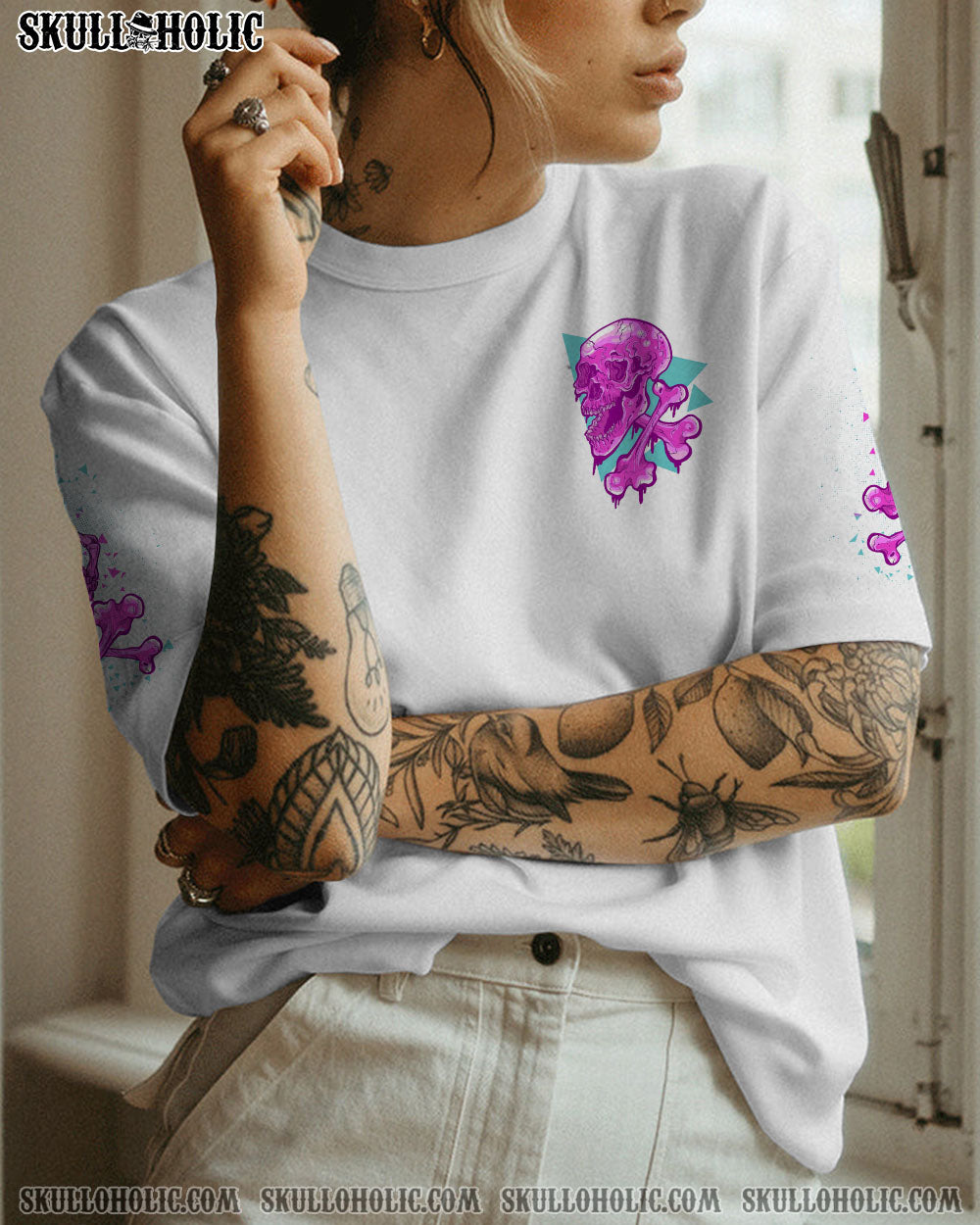 HA HA F YOU SKULL BONES ALL OVER PRINT – TLNZ1612222