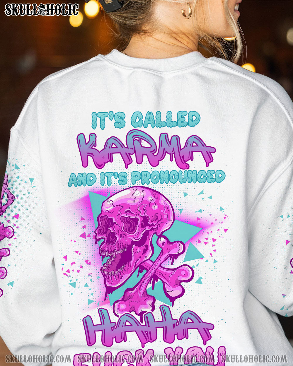 HA HA F YOU SKULL BONES ALL OVER PRINT – TLNZ1612222