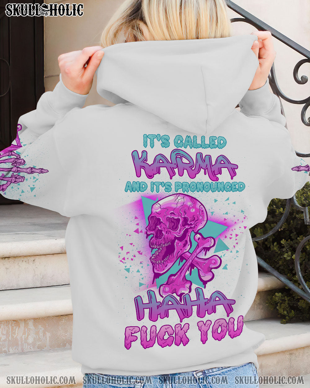 HA HA F YOU SKULL BONES ALL OVER PRINT – TLNZ1612222