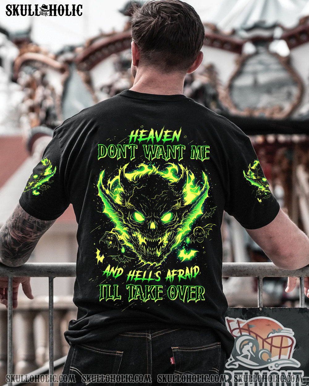 HEAVEN DON’T WANT ME DEMON SKULL ALL OVER PRINT – TLTW1904241