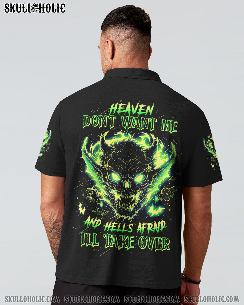 HEAVEN DON’T WANT ME DEMON SKULL ALL OVER PRINT – TLTW1904241