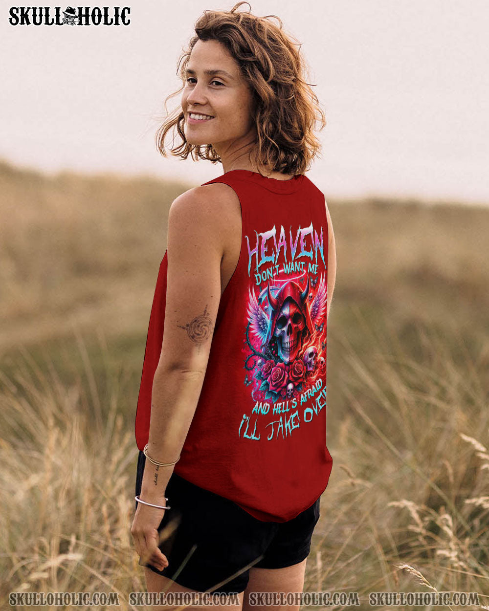 HEAVEN DON’T WANT ME REAPER ALL OVER PRINT – TLTW17022412