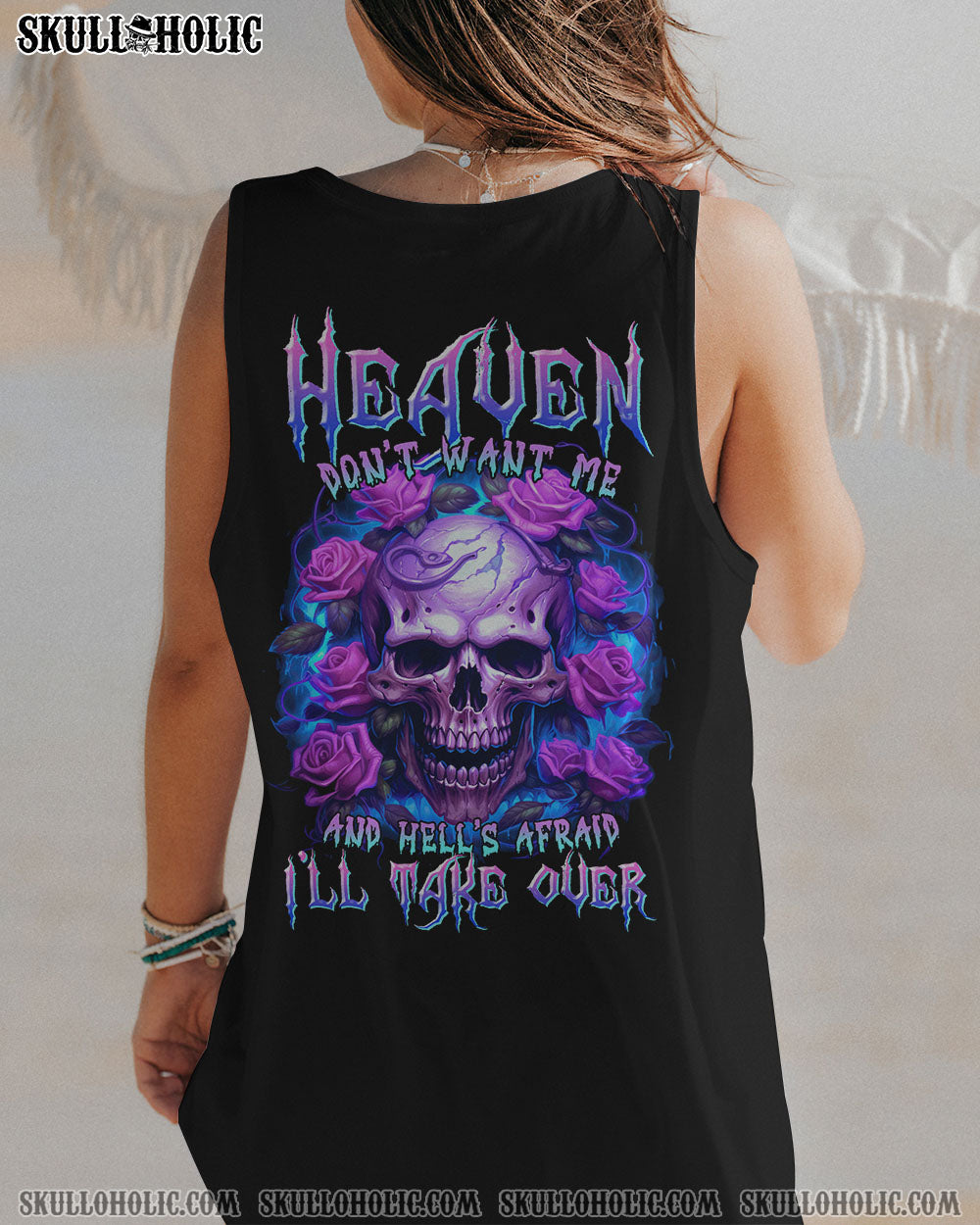 HEAVEN DON’T WANT ME ROSE SKULL ALL OVER PRINT – TLTR1406234