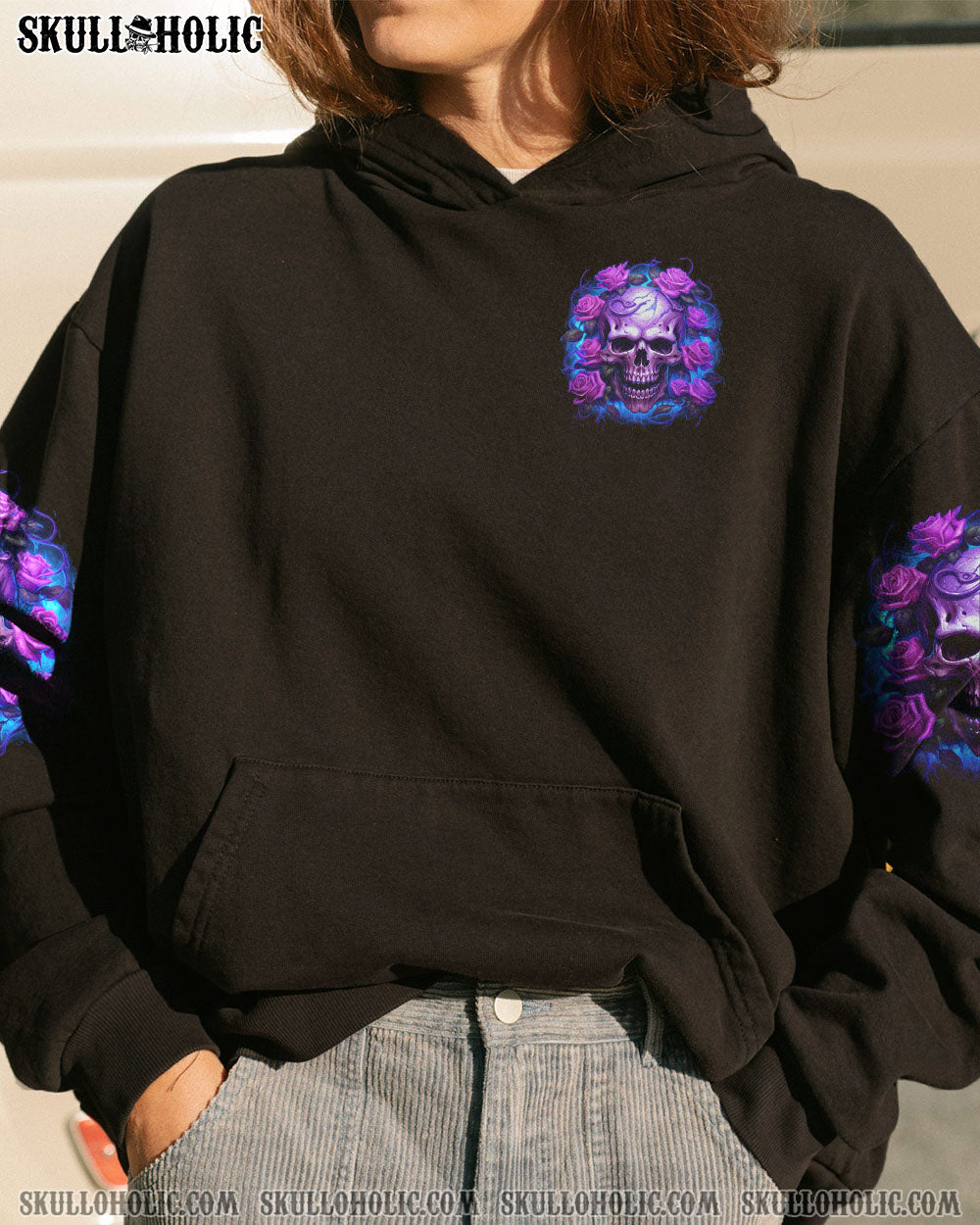 HEAVEN DON’T WANT ME ROSE SKULL ALL OVER PRINT – TLTR1406234