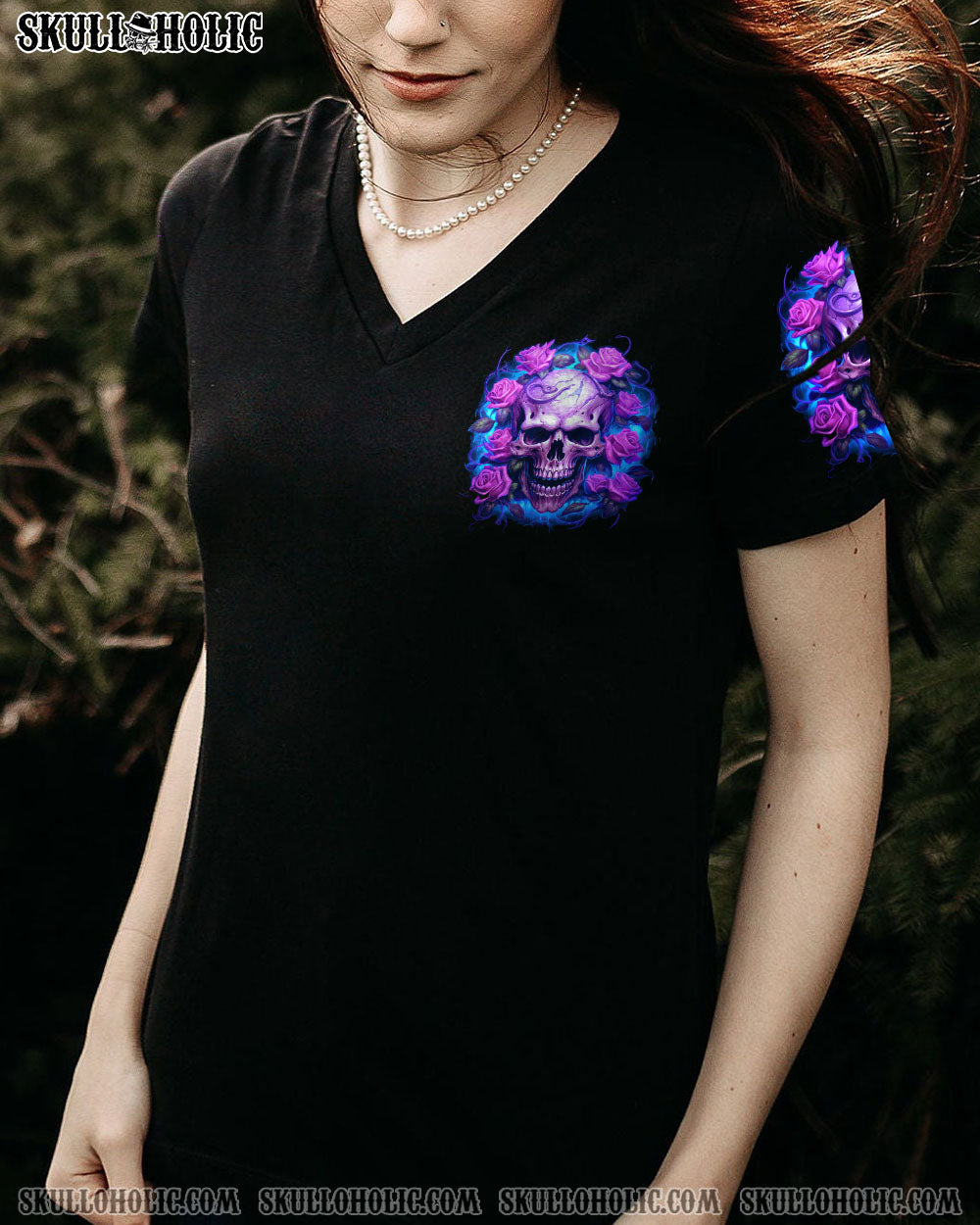 HEAVEN DON’T WANT ME ROSE SKULL ALL OVER PRINT – TLTR1406234