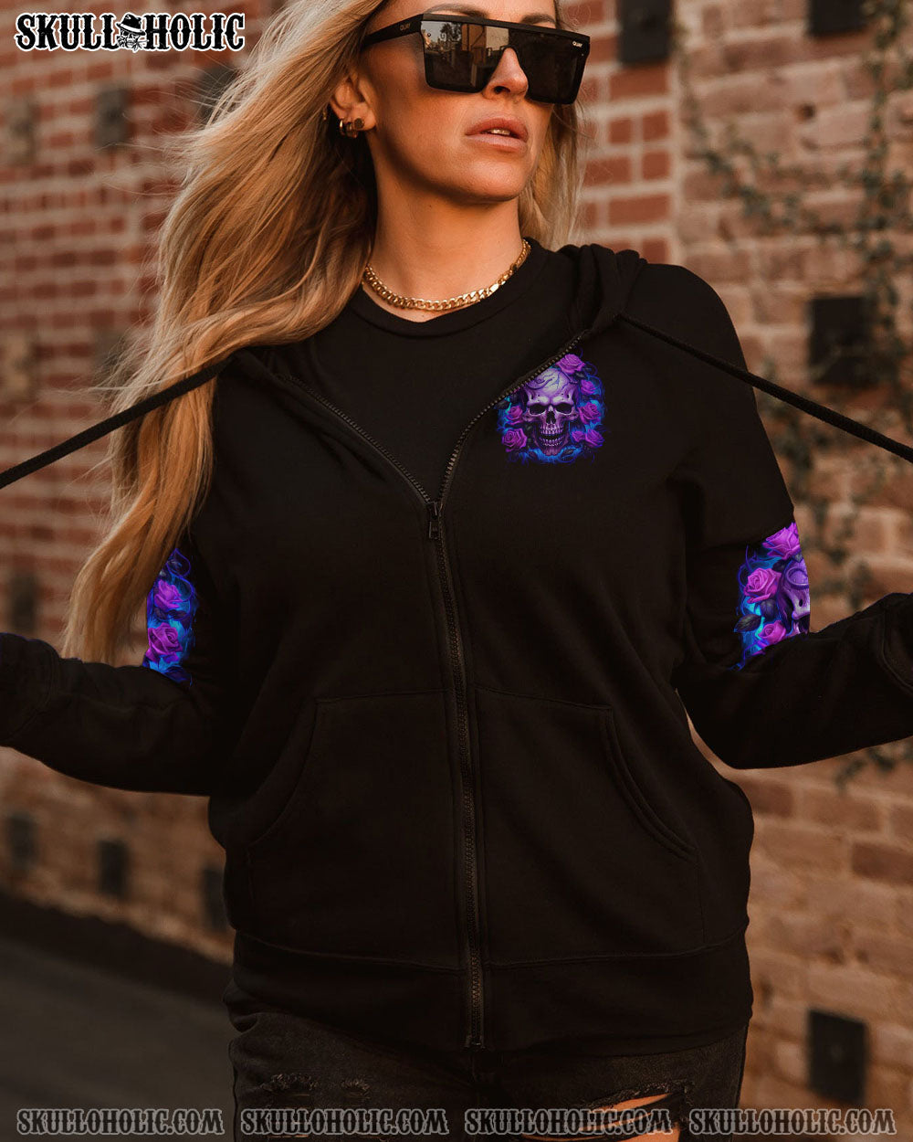 HEAVEN DON’T WANT ME ROSE SKULL ALL OVER PRINT – TLTR1406234