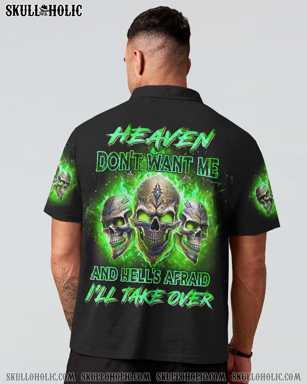 HEAVEN DON’T WANT ME SKULL ALL OVER PRINT – YHHN0902232