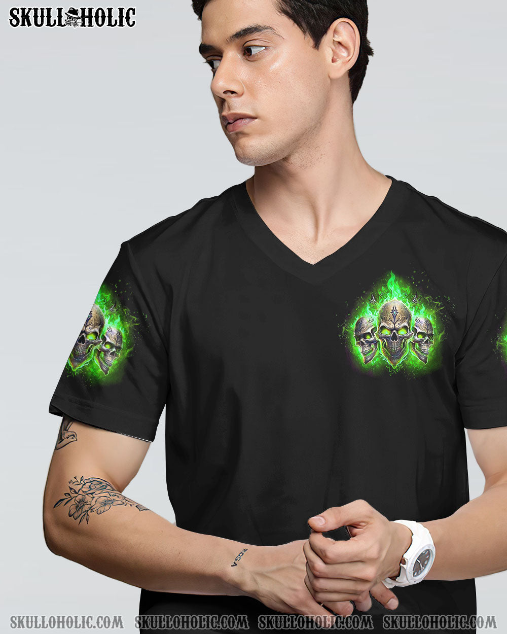 HEAVEN DON’T WANT ME SKULL ALL OVER PRINT – YHHN0902232