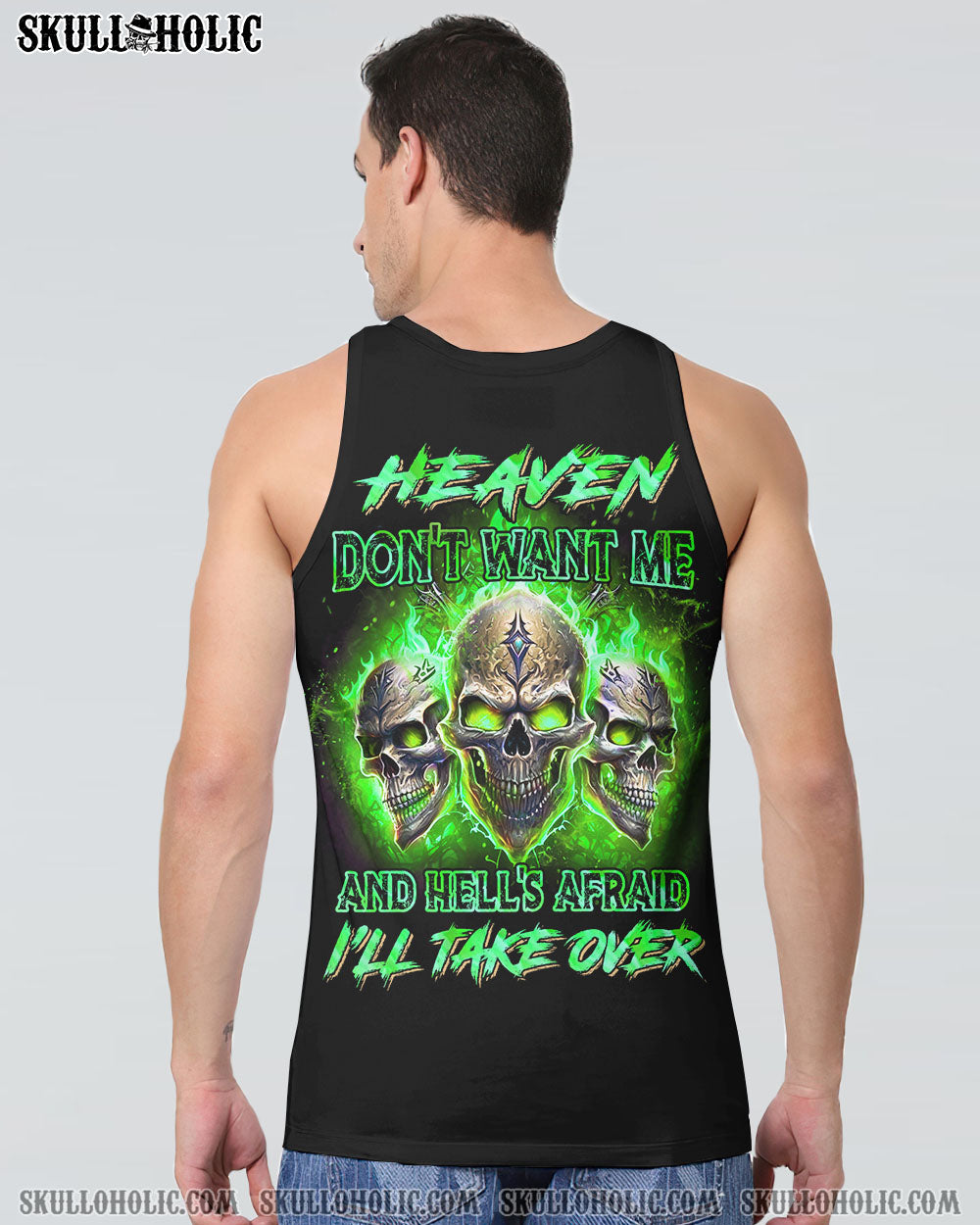 HEAVEN DON’T WANT ME SKULL ALL OVER PRINT – YHHN0902232