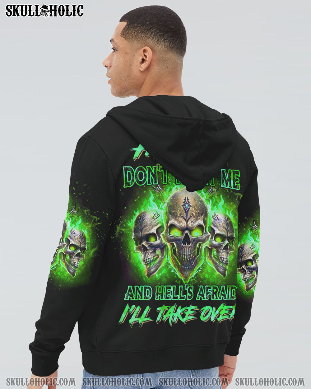 HEAVEN DON’T WANT ME SKULL ALL OVER PRINT – YHHN0902232
