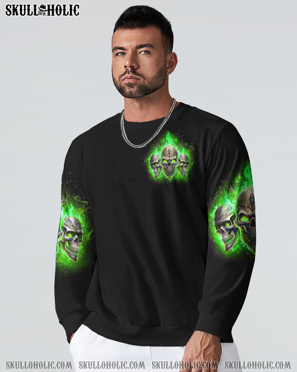 HEAVEN DON’T WANT ME SKULL ALL OVER PRINT – YHHN0902232