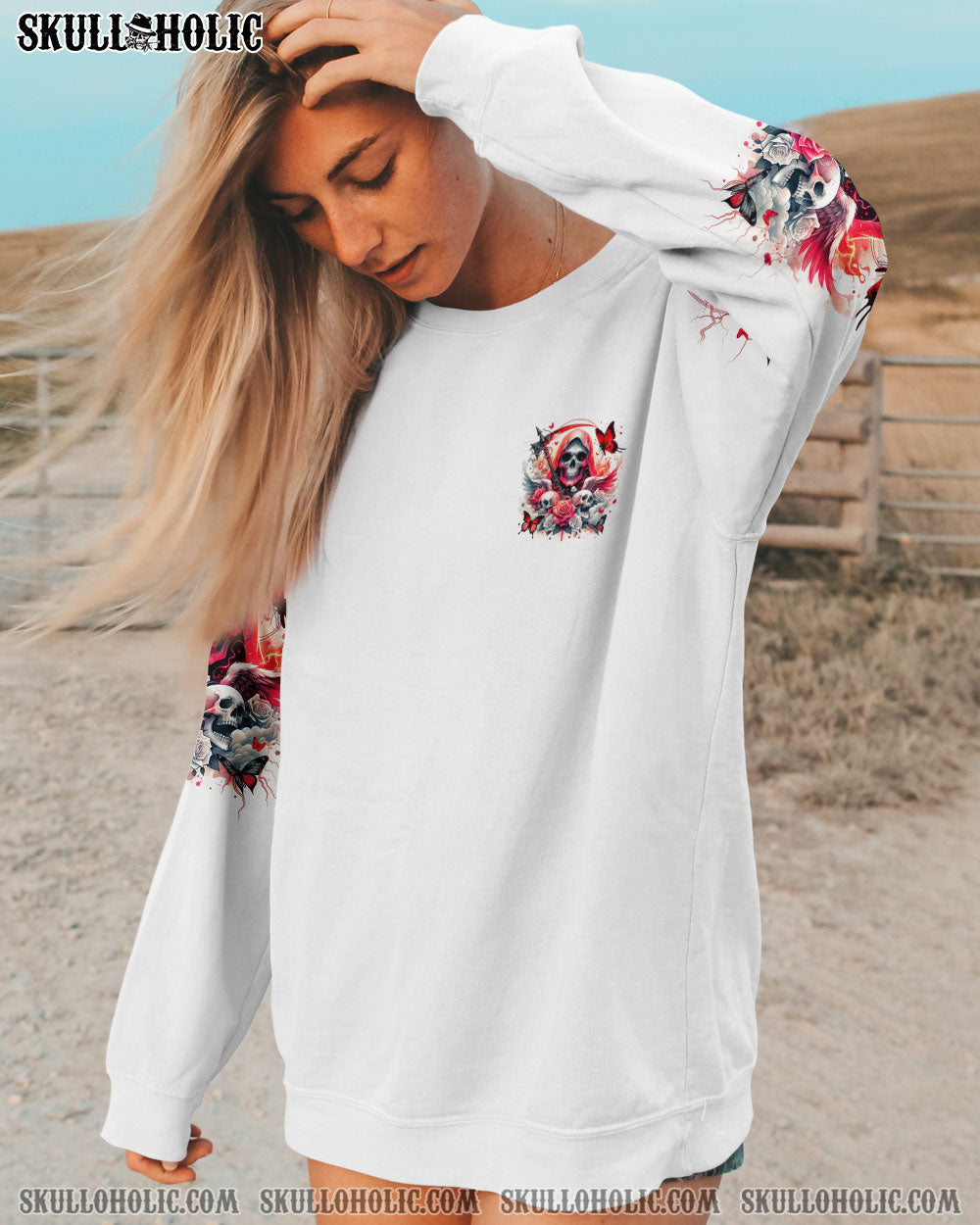 HEAVEN DON’T WANT ME SKULL REAPER WINGS ALL OVER PRINT – TLNZ3101243