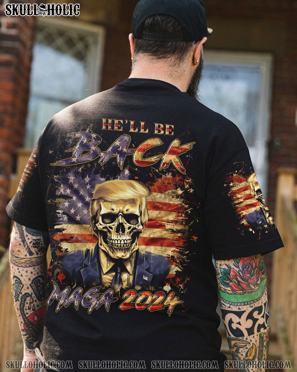 HE’LL BE BACK MAGA 2024 ALL OVER PRINT – YHLN3101241