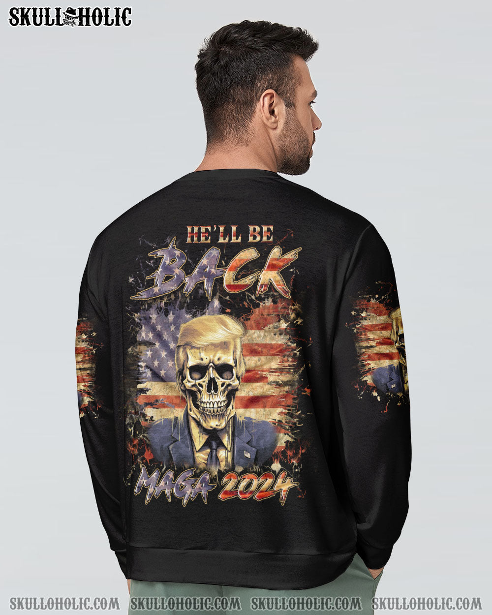 HE’LL BE BACK MAGA 2024 ALL OVER PRINT – YHLN3101241