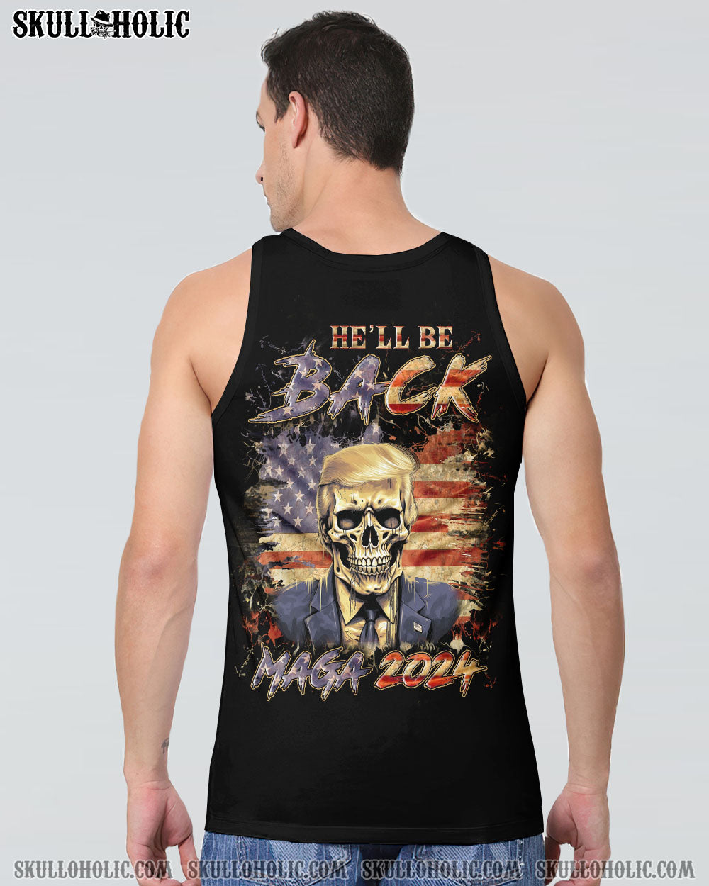 HE’LL BE BACK MAGA 2024 ALL OVER PRINT – YHLN3101241