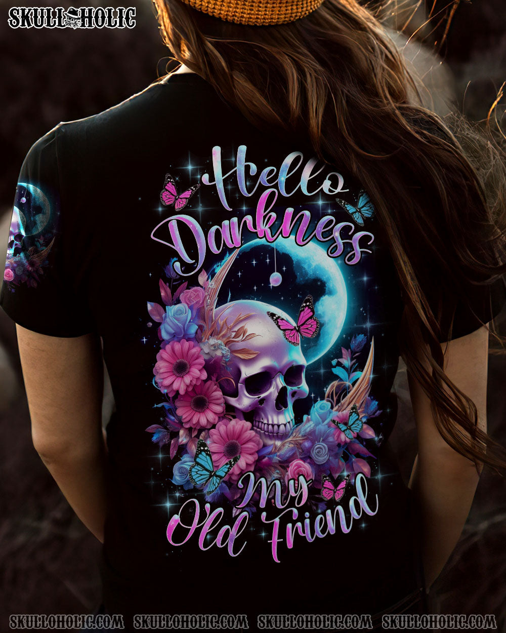 HELLO DARKNESS MY OLD FRIEND ALL OVER PRINT – TLNZ0710231