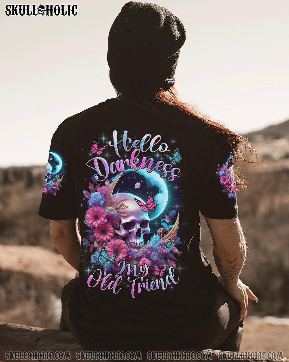 HELLO DARKNESS MY OLD FRIEND ALL OVER PRINT – TLNZ0710231