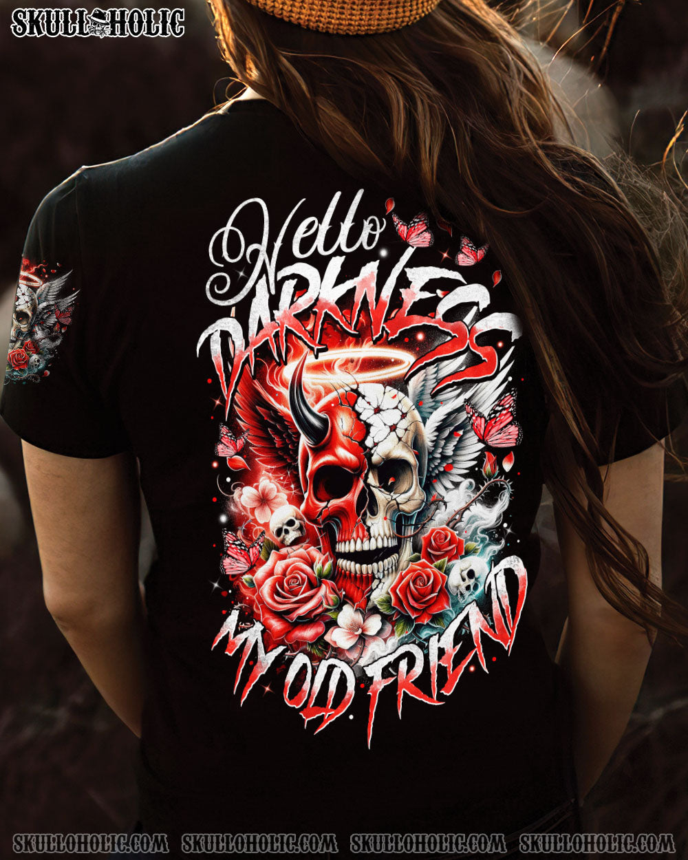 HELLO DARKNESS MY OLD FRIEND ANGEL AND DEVIL ALL OVER PRINT – TYTM3101241