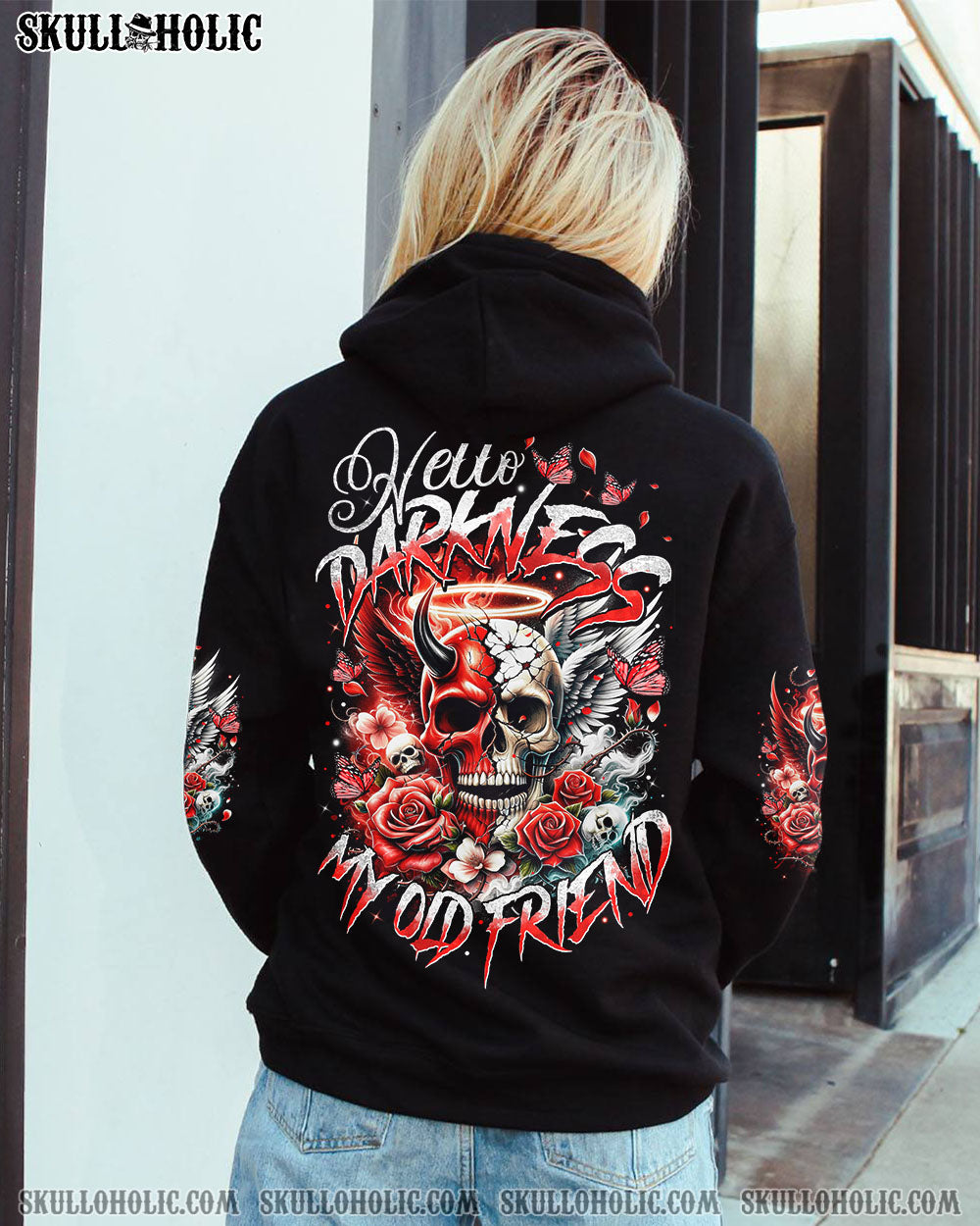 HELLO DARKNESS MY OLD FRIEND ANGEL AND DEVIL ALL OVER PRINT – TYTM3101241