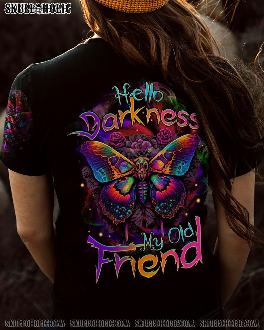 HELLO DARKNESS MY OLD FRIEND BUTTERFLY ALL OVER PRINT – TLTR2507232