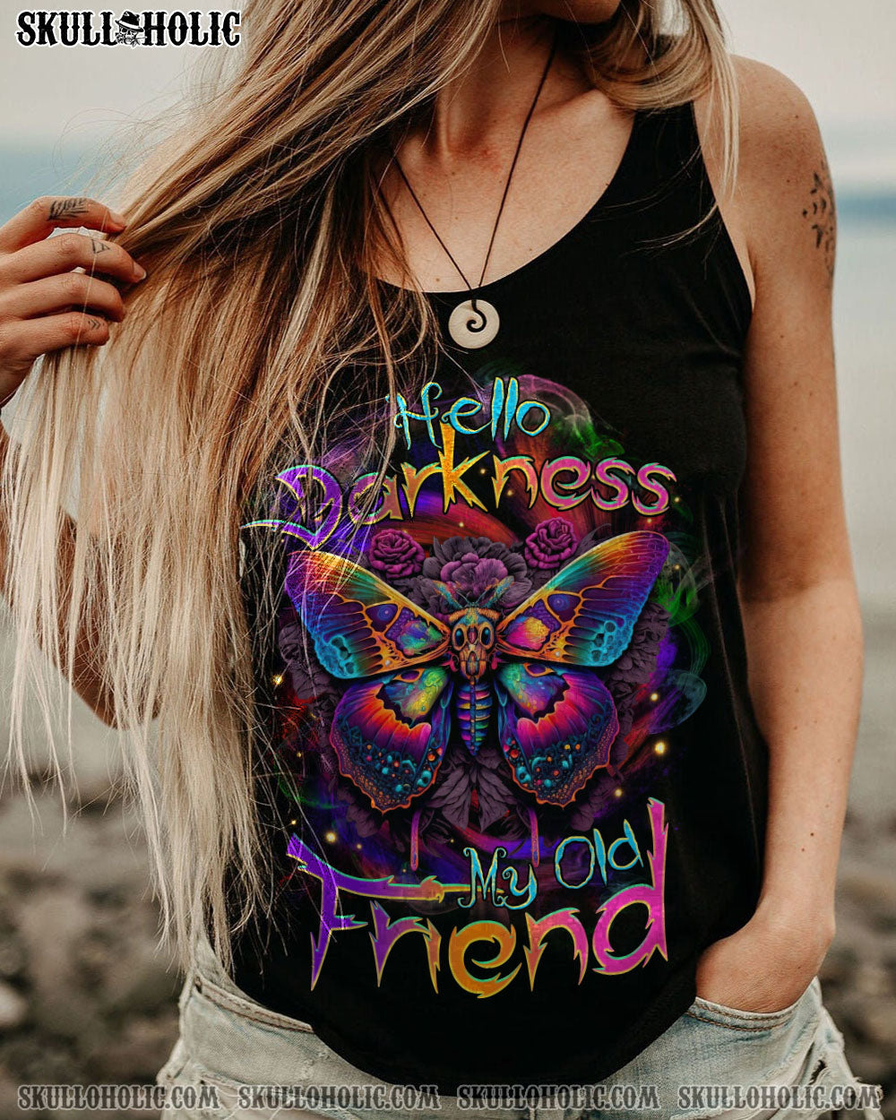 HELLO DARKNESS MY OLD FRIEND BUTTERFLY ALL OVER PRINT – TLTR2507232