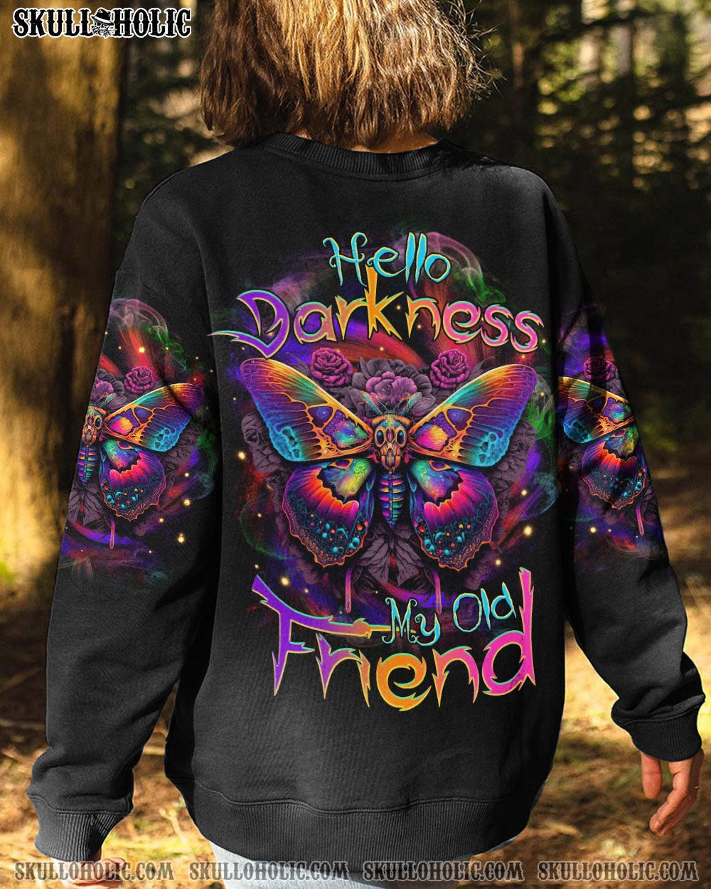HELLO DARKNESS MY OLD FRIEND BUTTERFLY ALL OVER PRINT – TLTR2507232