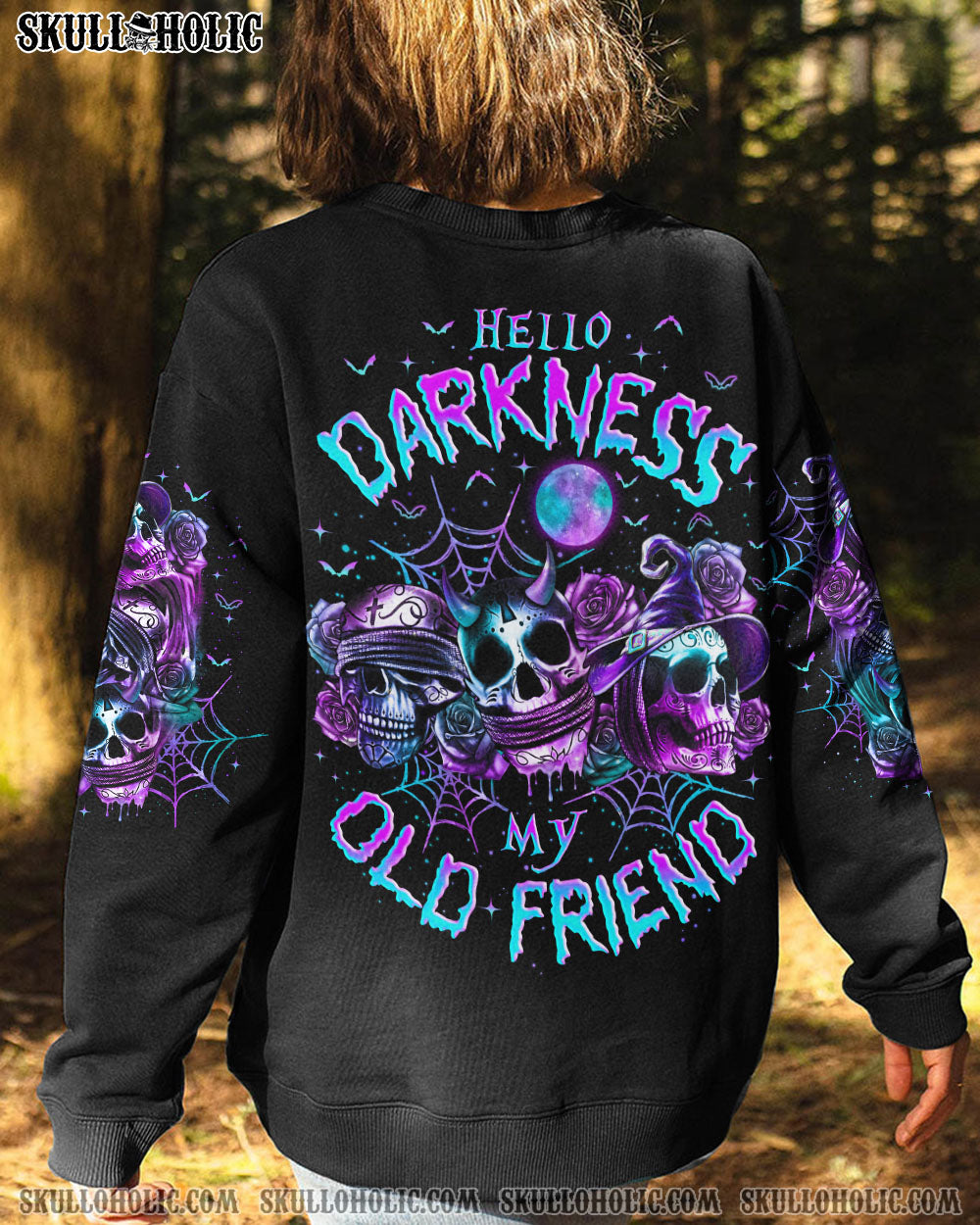 HELLO DARKNESS MY OLD FRIEND HALLOWEEN ALL OVER PRINT – TLNO0908233