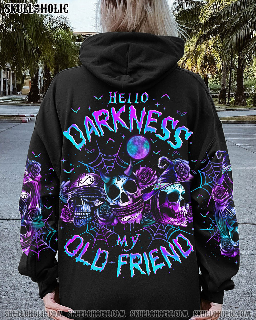 HELLO DARKNESS MY OLD FRIEND HALLOWEEN ALL OVER PRINT – TLNO0908233