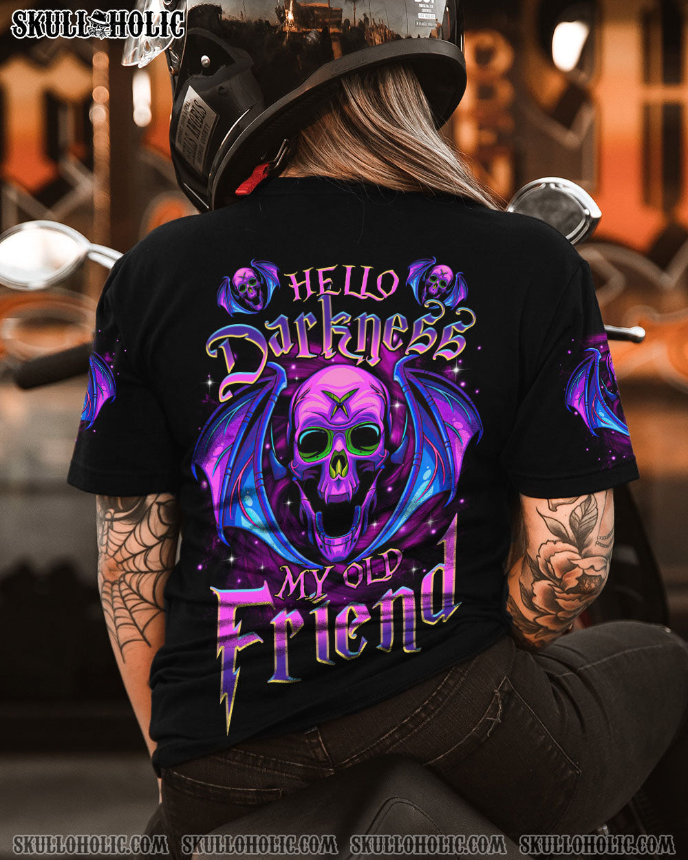 HELLO DARKNESS MY OLD FRIEND HALLOWEEN ALL OVER PRINT – TLTR2607233