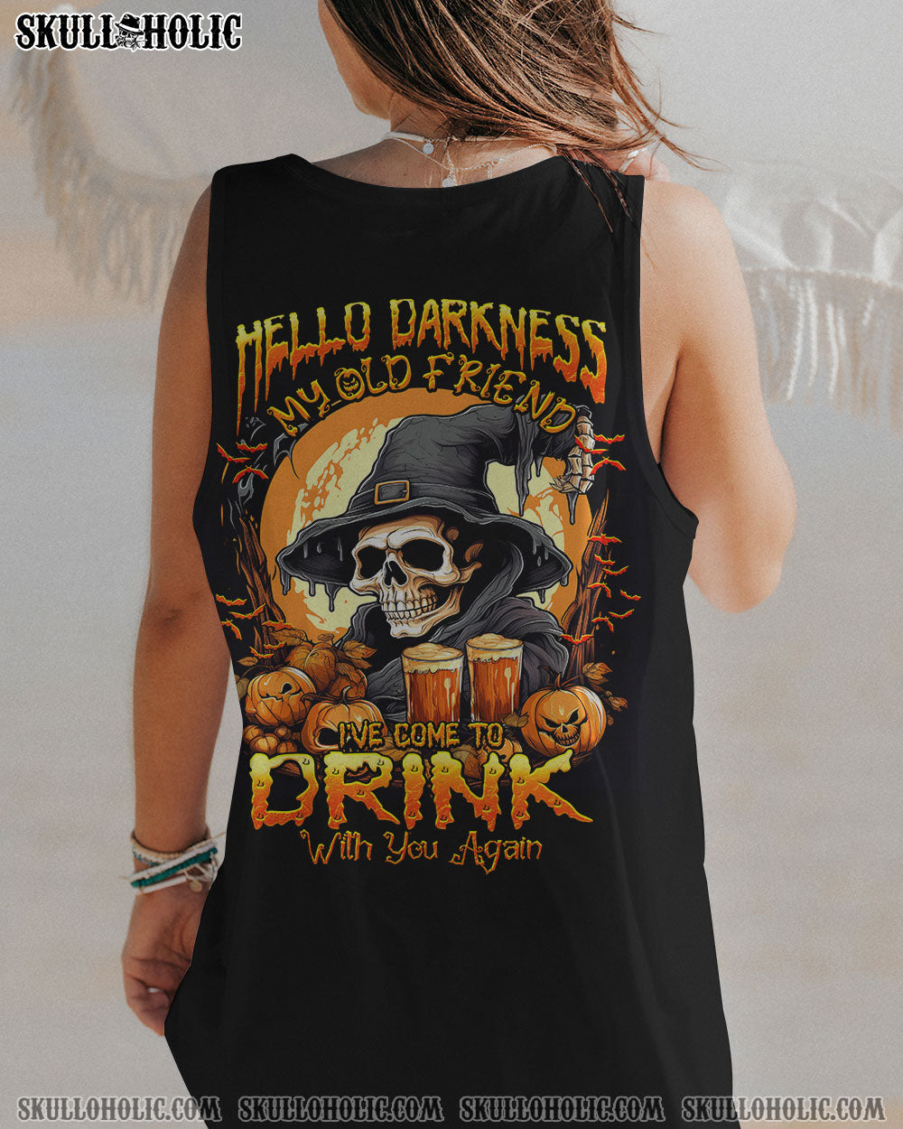HELLO DARKNESS MY OLD FRIEND HALLOWEEN ALL OVER PRINT – TYTD2107235