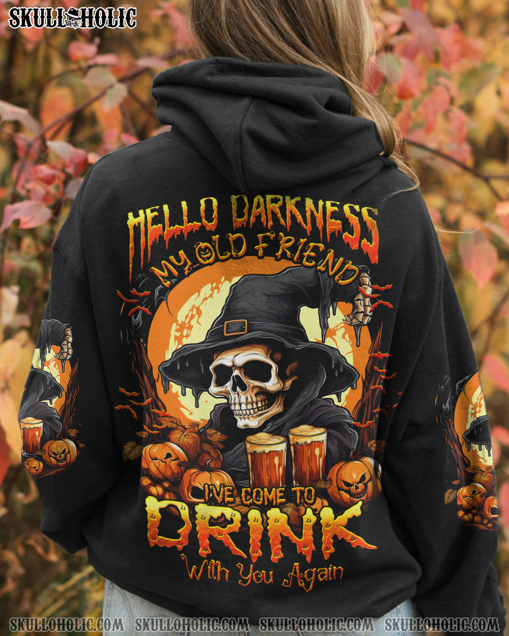 HELLO DARKNESS MY OLD FRIEND HALLOWEEN ALL OVER PRINT – TYTD2107235