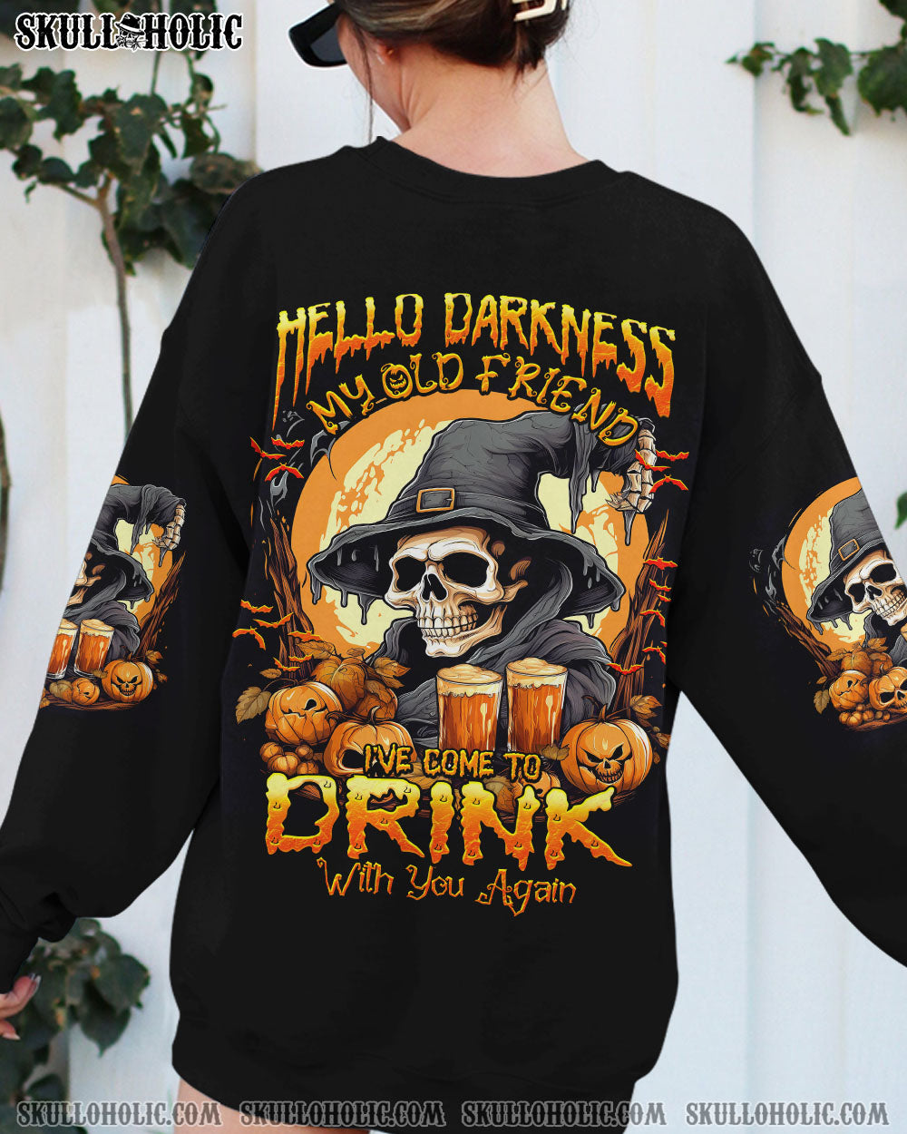 HELLO DARKNESS MY OLD FRIEND HALLOWEEN ALL OVER PRINT – TYTD2107235
