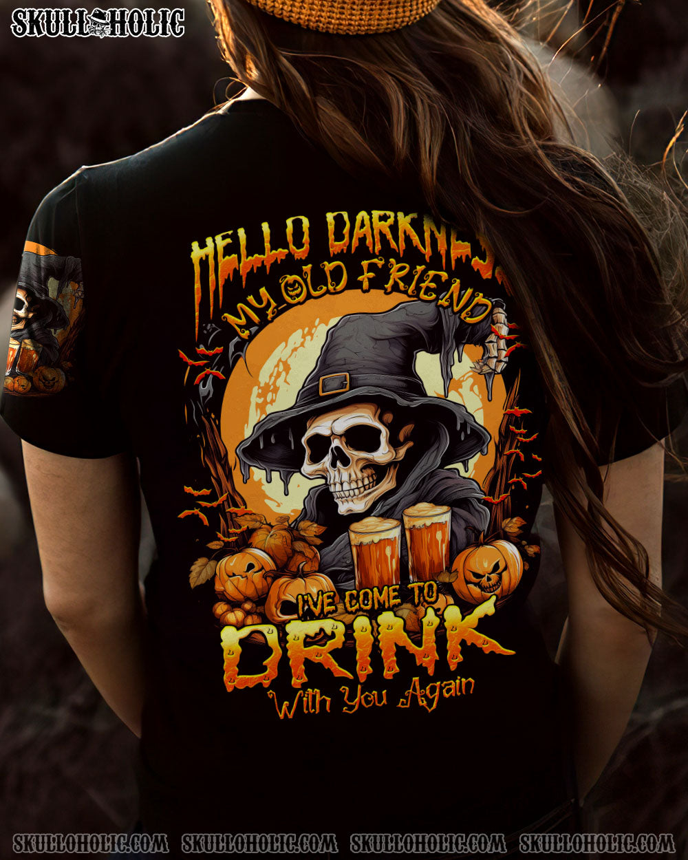 HELLO DARKNESS MY OLD FRIEND HALLOWEEN ALL OVER PRINT – TYTD2107235