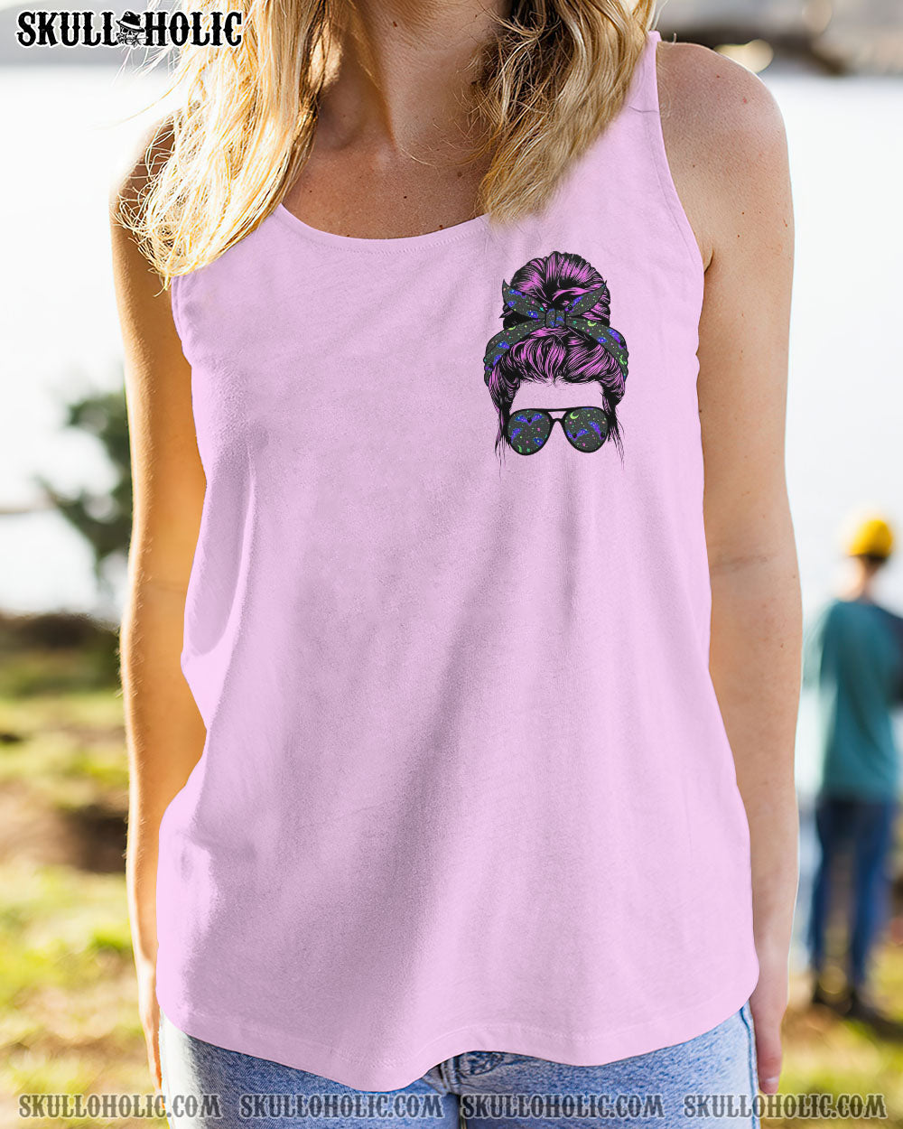 HELLO DARKNESS MY OLD FRIEND MESSY BUN HALLOWEEN ALL OVER PRINT – TLNO2707233