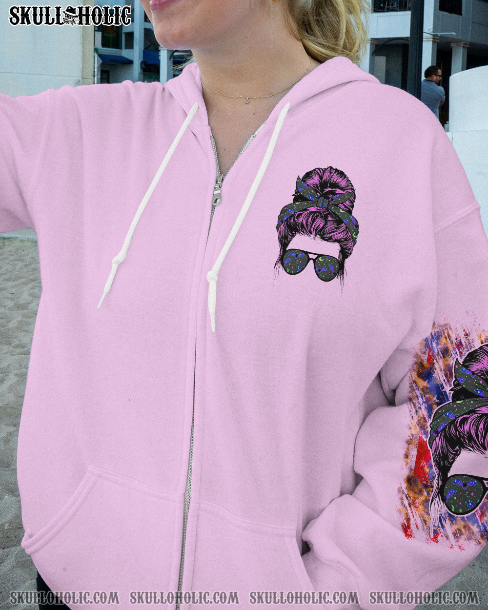 HELLO DARKNESS MY OLD FRIEND MESSY BUN HALLOWEEN ALL OVER PRINT – TLNO2707233