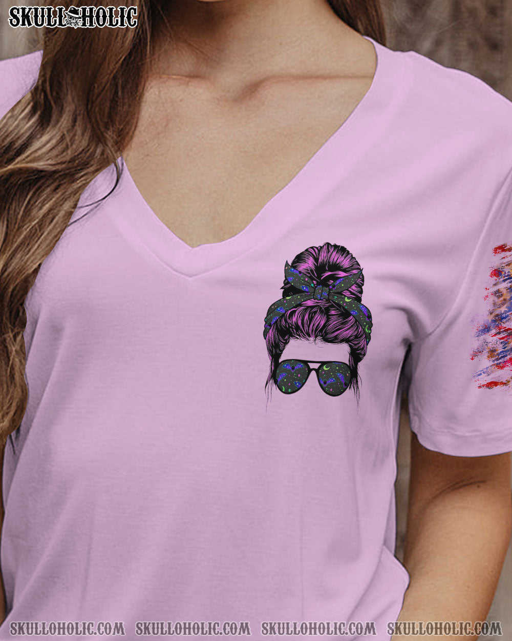 HELLO DARKNESS MY OLD FRIEND MESSY BUN HALLOWEEN ALL OVER PRINT – TLNO2707233