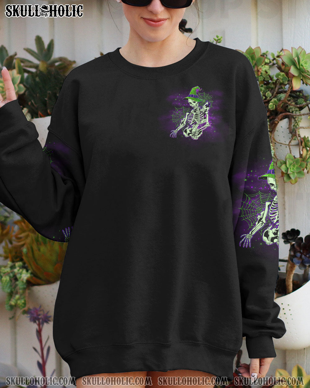 HELLO DARKNESS MY OLD FRIEND SKELETON HALLOWEEN ALL OVER PRINT – TLNO1008234